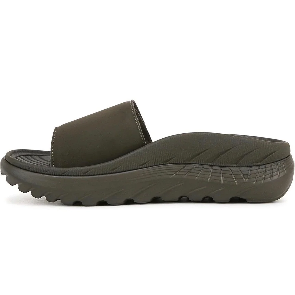 Vionic Mens 10.5 Womens 12 Rejuvenate Recovery Slide Sandals Olive Green New